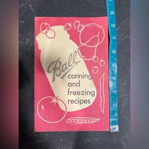 1960s Vintage Ball Canning & freezing recipes booklet